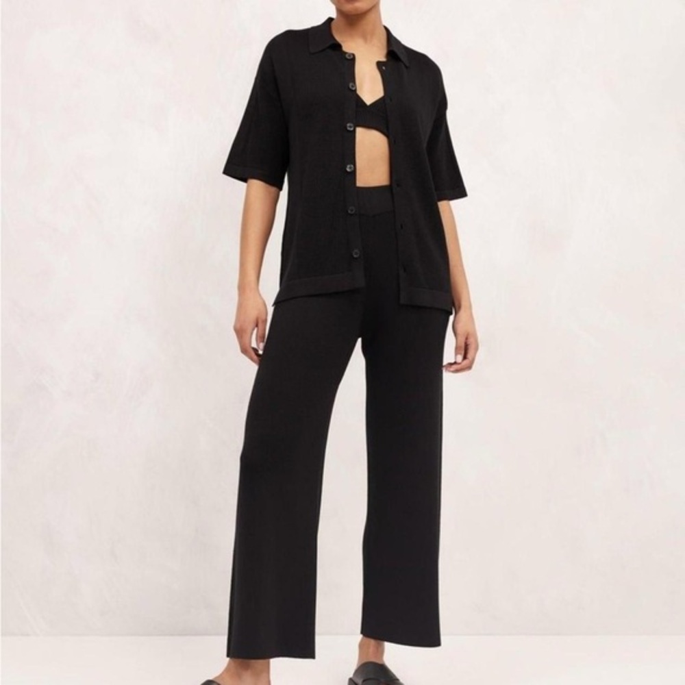 Black Button-Up Shirt
